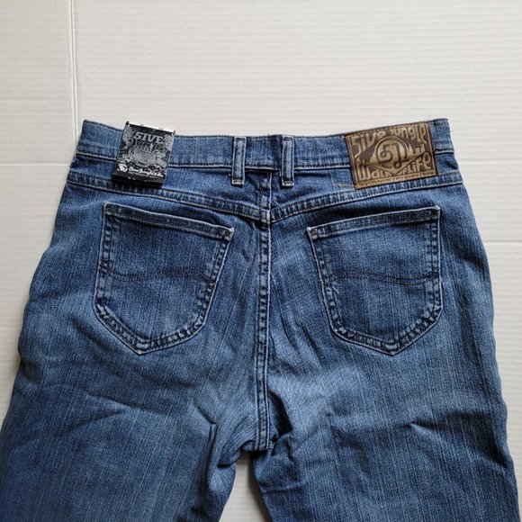 Jean shorts 5ive Jungle & Co men's vintage blue denim bermuda new old stock NWT - Picture 8 of 14
